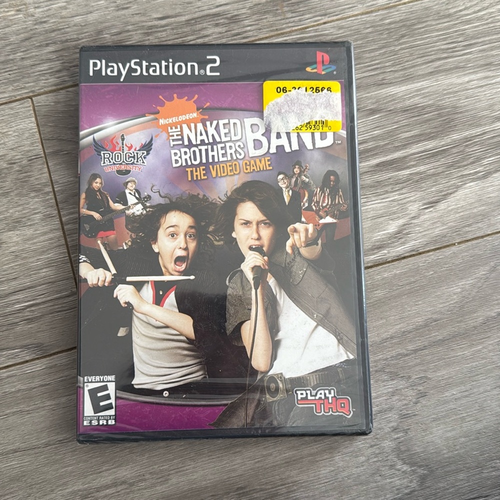 BRAND NEW The Naked Brothers Band  The Video Game PS2  video game PlayStation 2